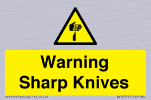 Warning Sharp Knives